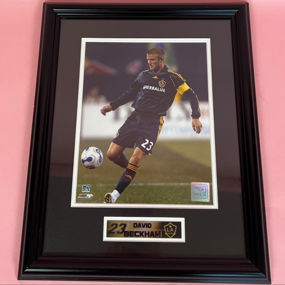 David Beckham L.A. Galaxy MLS Framed Art